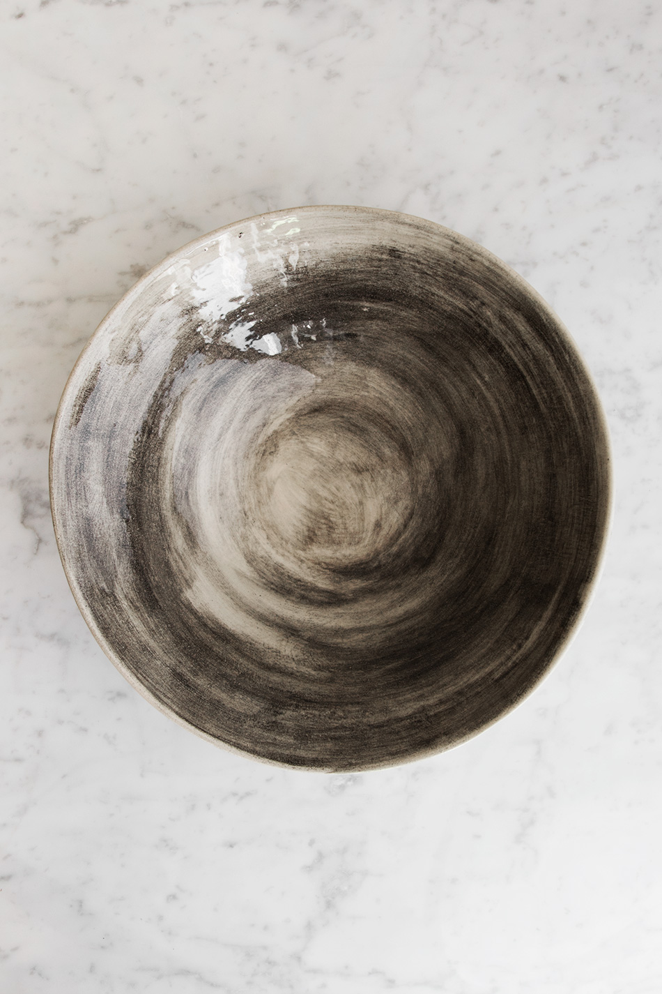 Serveringsskål Ø28cm Mörk