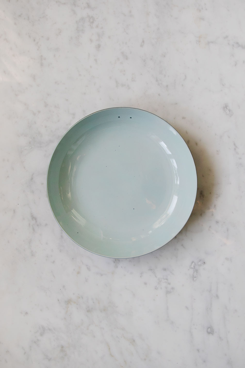 Pasta Plate Light Blue/Smokey Blue