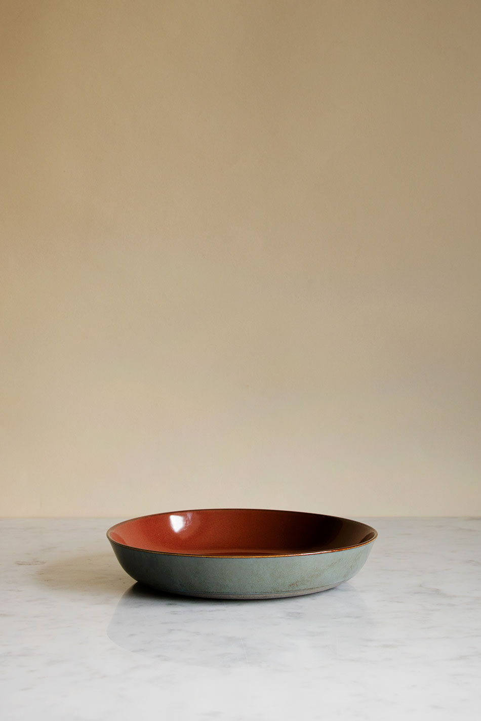 Soup Plate Rust/Smokey Blue