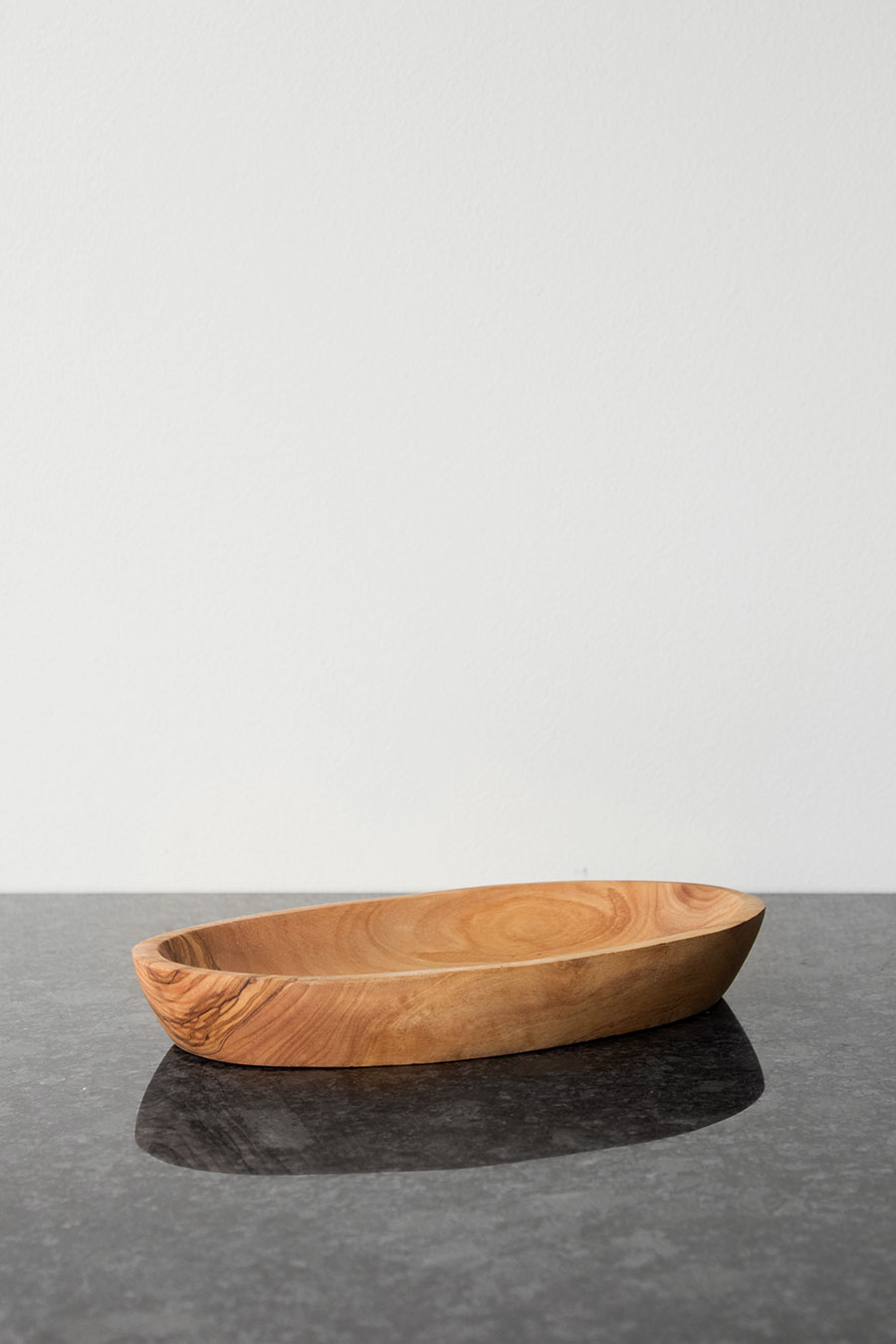 Skål Oval Olivträ 20 cm