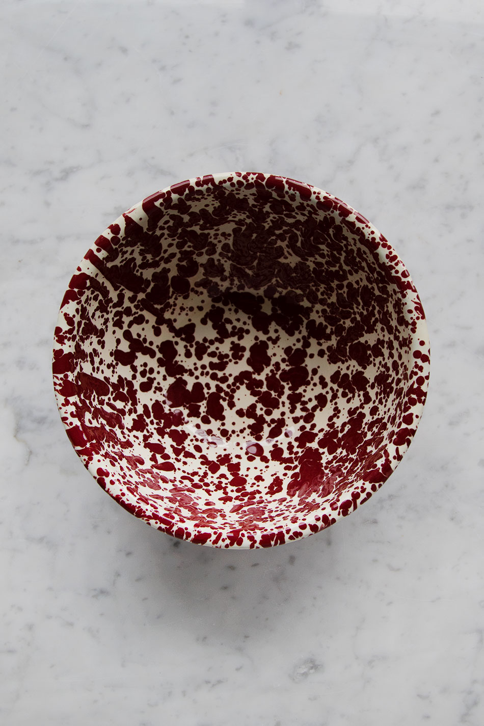 Serveringsskål Splatter Burgundy
