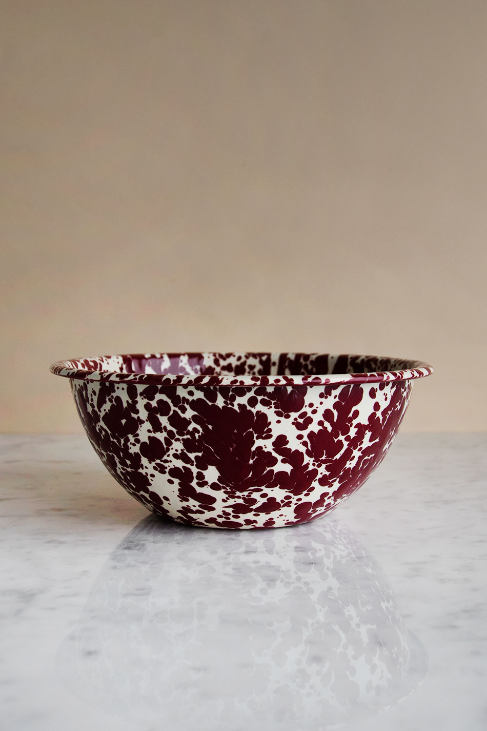 Serveringsskål Splatter Burgundy