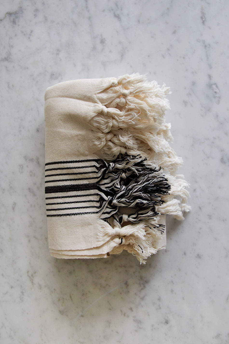Turkish Hamam Stripe Blk