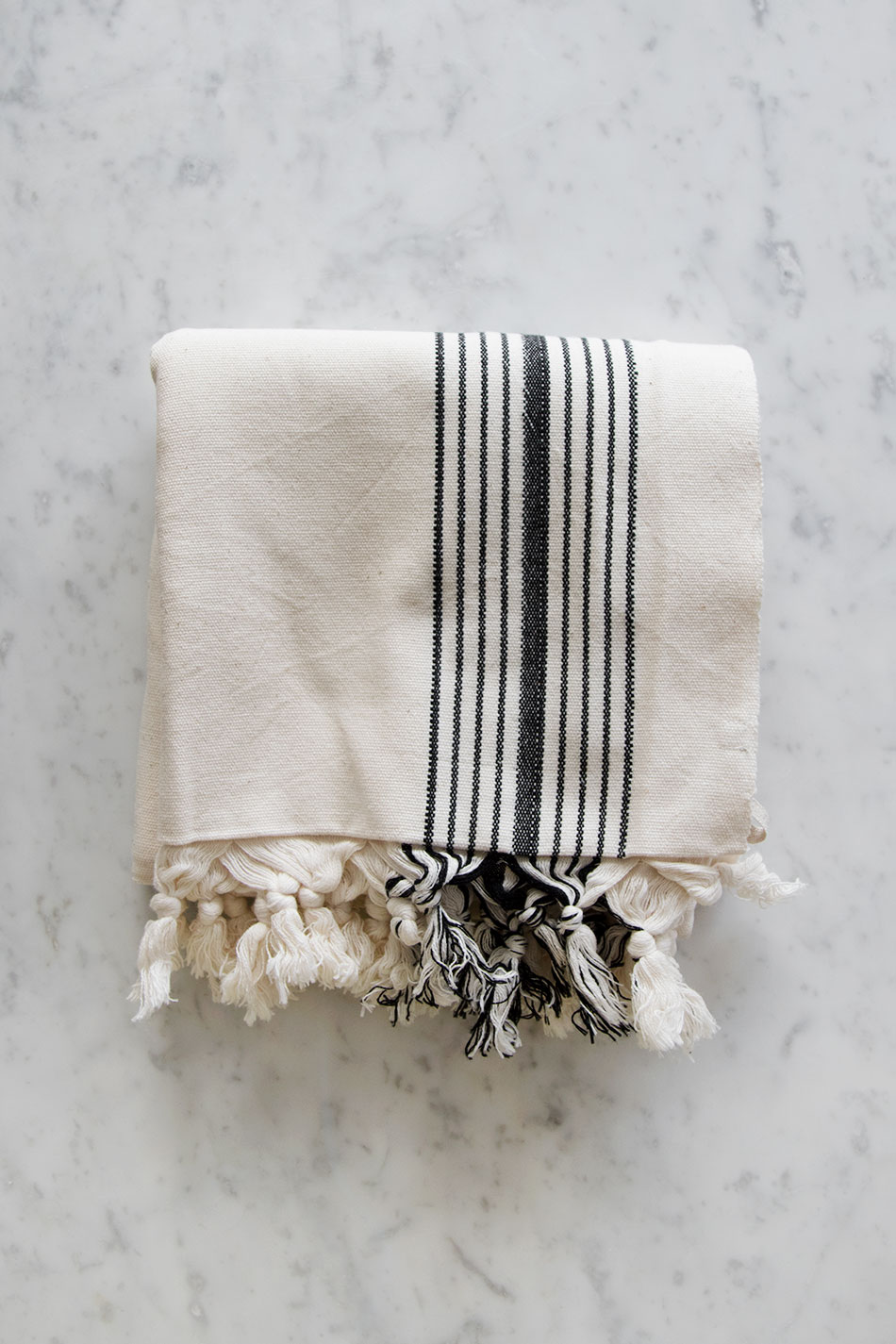 Turkish Hamam Stripe Blk