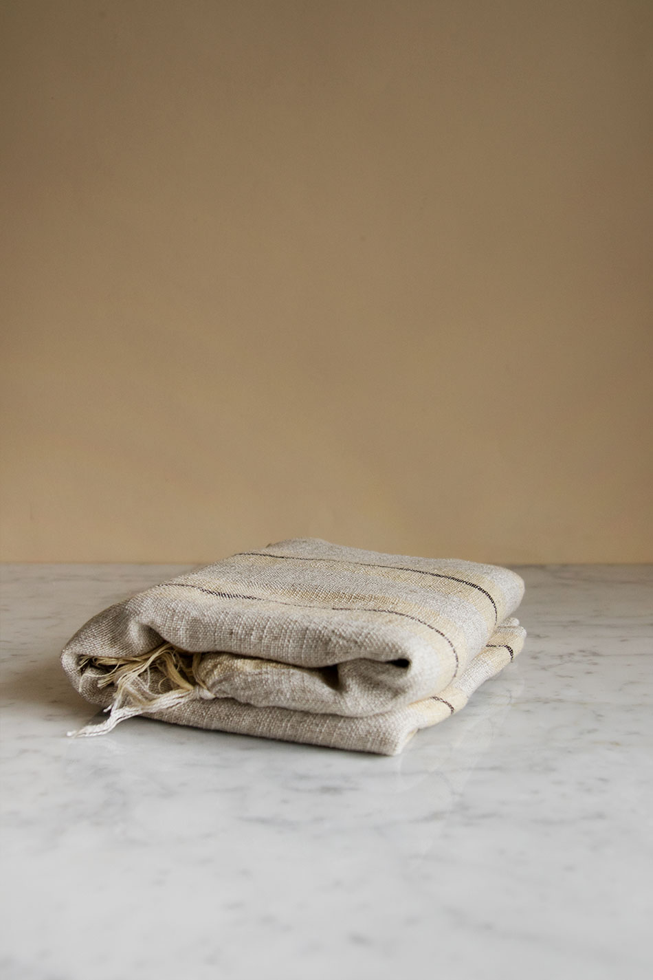 Linen Hamam Towel Yellow