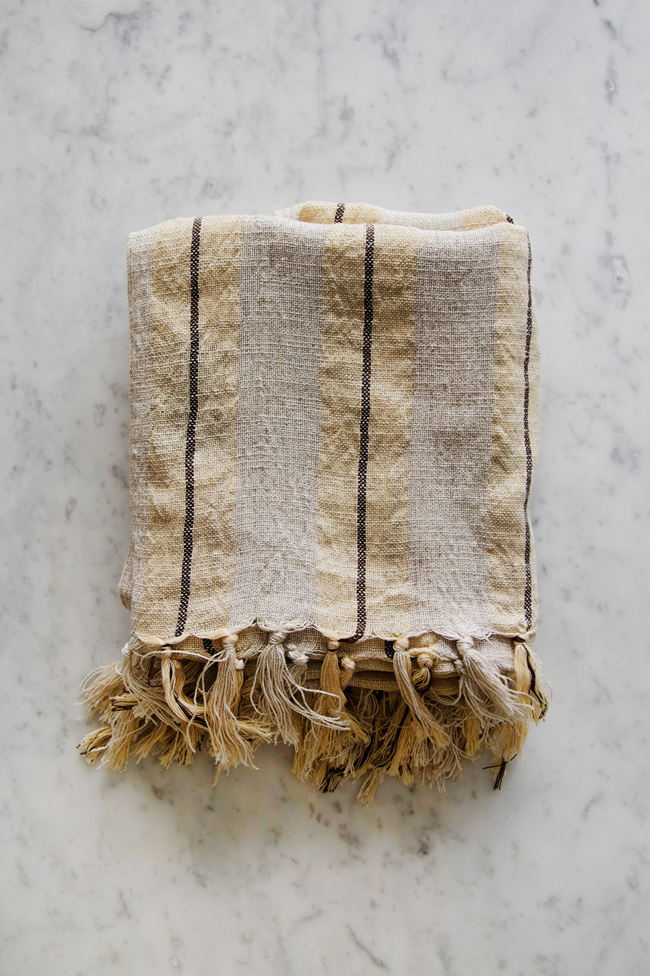 Linen Hamam Towel Yellow