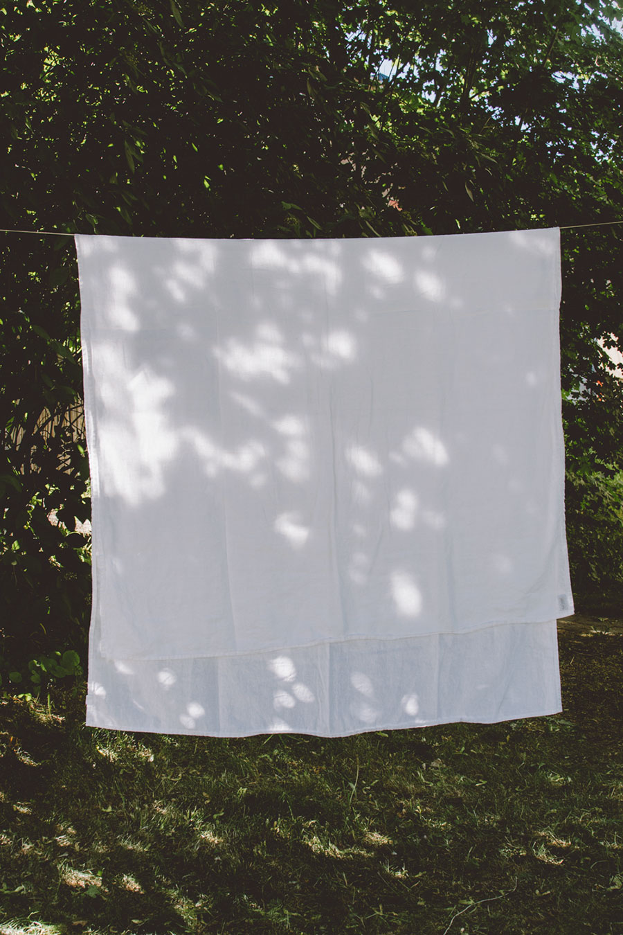 Underlakan Linne White