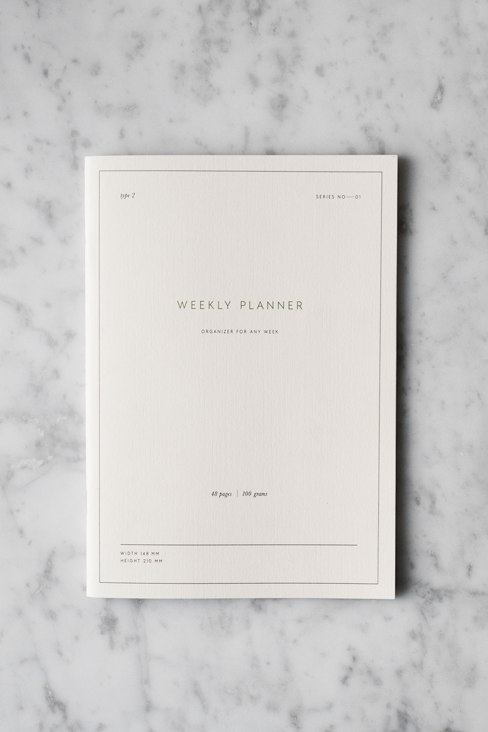 Weekly Planner Notebook
