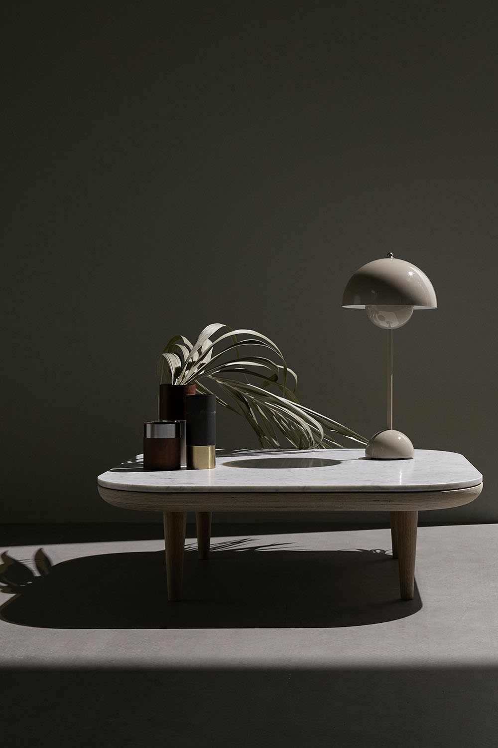 &Tradition | Flowerpot Bordslampa VP3 Grey beige &Tradition | Flowerpot Bordslampa VP3 Grey beige