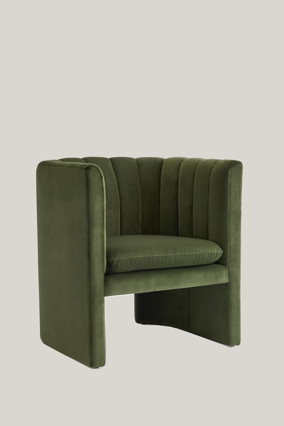 Loafer Chair SC23 Green Velvet