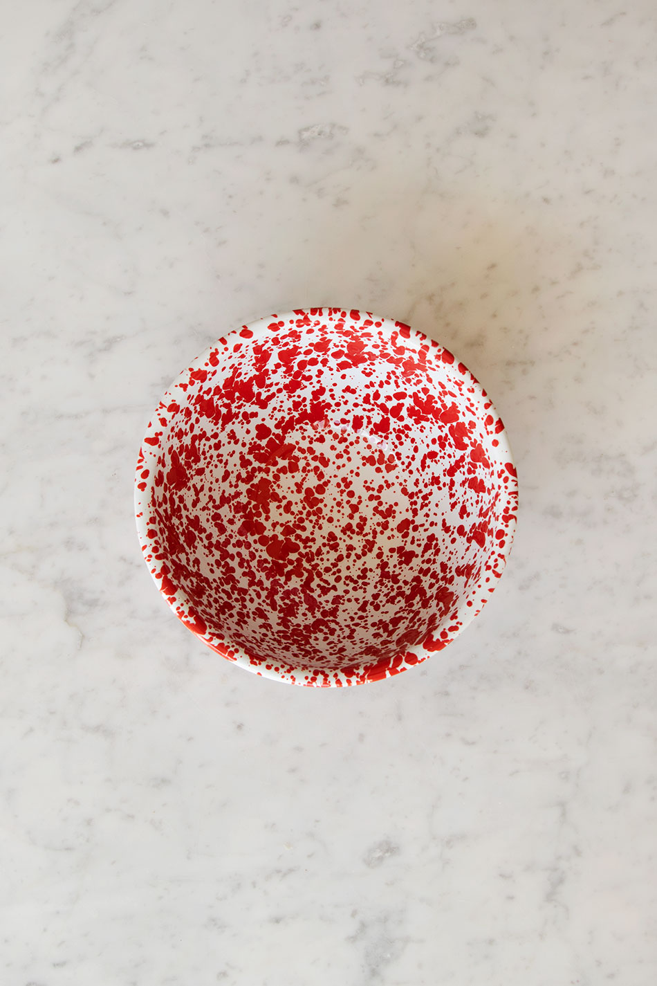 Serveringsskål Splatter Röd