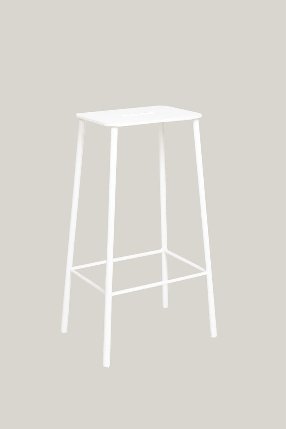 Adam Stool Mono Outdoor White H76cm