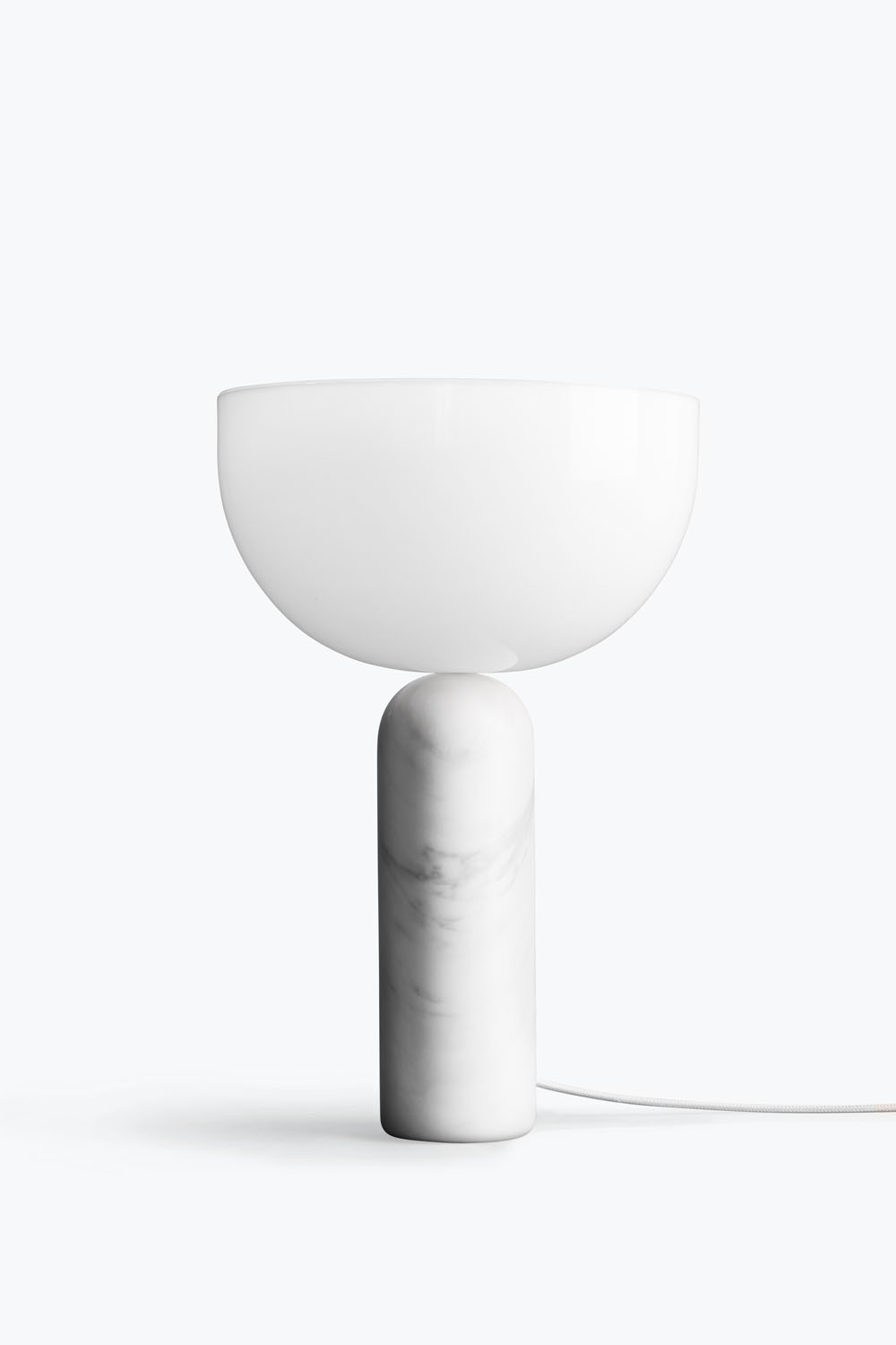 Kizu Table Lamp White Marble Large