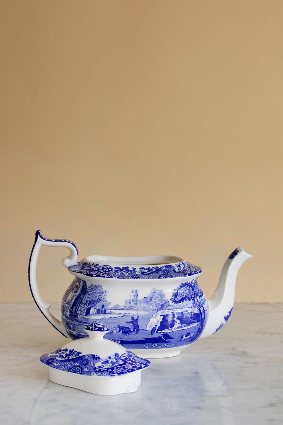 Blue Italian Teapot