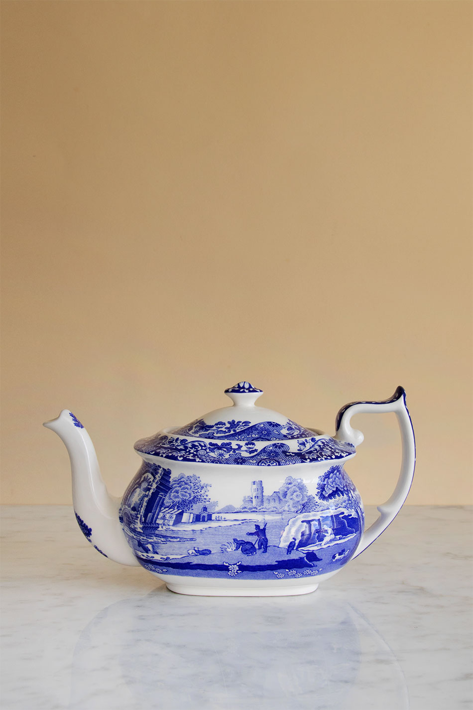 Blue Italian Teapot