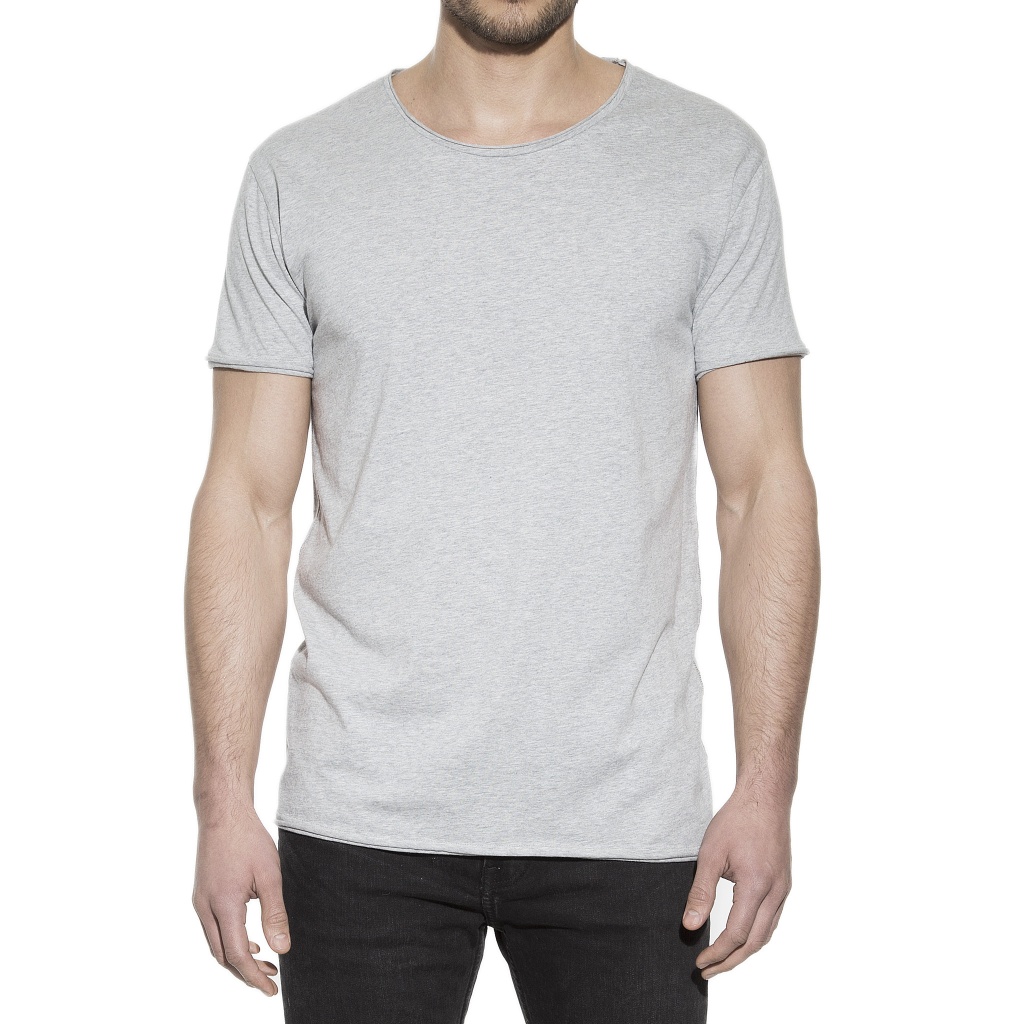 Crew-Neck Relaxed Grey