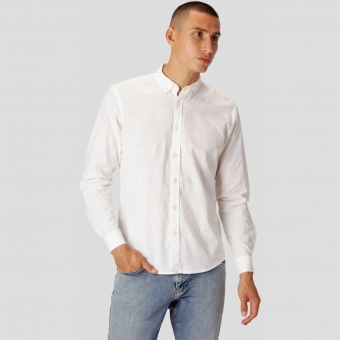 Cotton/Linen Shirt White
