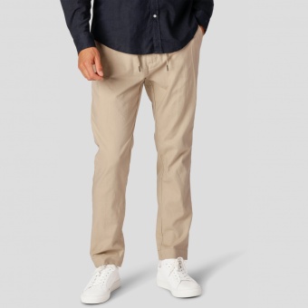 Barcelona Cotton/Linen Pants Khaki