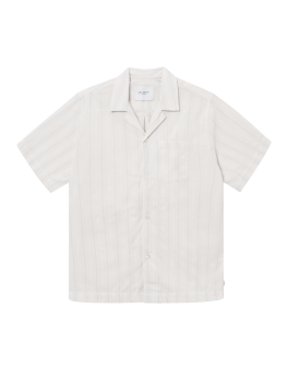Leo Embroidery Shirt SS Ivory
