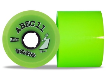 Abec11 75mm, 80A Bigzigs (Lime)