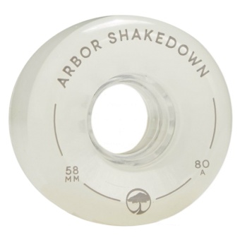Arbor 58mm 80A Shakedown Ghost White