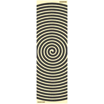 Mad Swirl clear 10" griptape sheet