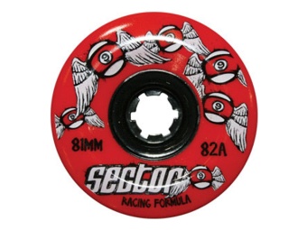 Sector9 81mm Freeride 82A (Röd)