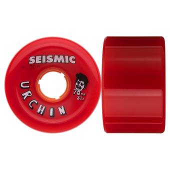 Seismic 70mm 82A Urchin Red