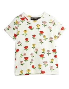 Roses aop ss tee offwhite