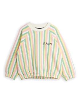 Pastelle stripe aop sweatshirt multi