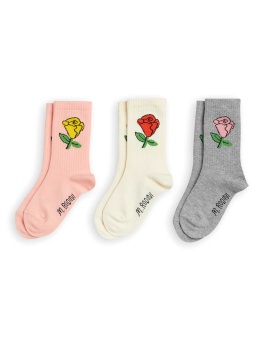 Rose 3-pack socks multi