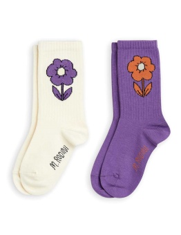 Spaceflower socks 2-pack multi