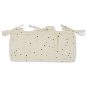 QUILTED BED POCKETS MILLE  MARINE, OFF WHITE