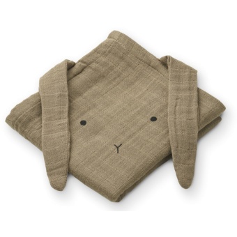  Hannah muslin cloth rabbit 2 pack Rabbit oat	