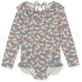 MANUCA LS FRILL SWIMSUIT