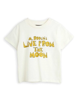 Live from the moon ss tee white