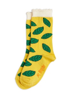 Leaf scallop socks Yellow - Chapter 1