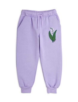 Lily of the valley emb sweatpants Purple - Chapter 2