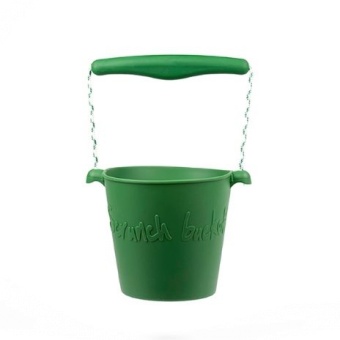 Scrunch-bucket - dark moss green