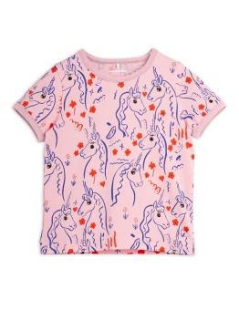Scottish unicorns aop ss tee Pink