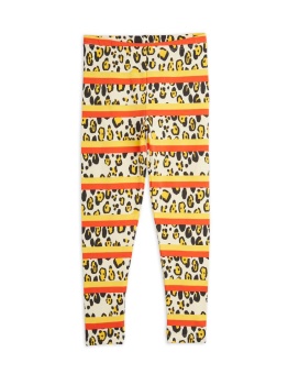 Leopard stripe aop leggings