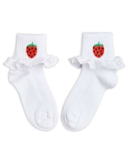 Strawberries lace socks