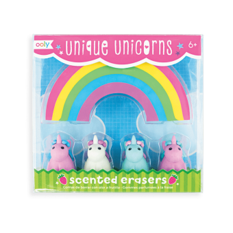 Unique Unicorn – Strawberry Scented Erasers