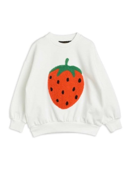Strawberries emb sweatshirt White - Chapter 1