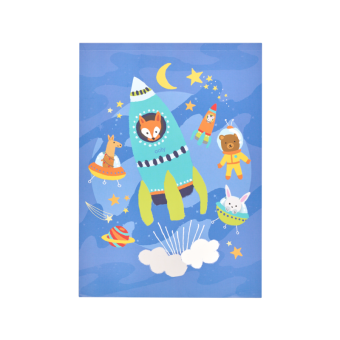 Ooly space critters reusable sticker scenes