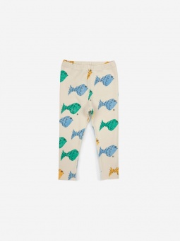 Multicolor Fish all over leggins