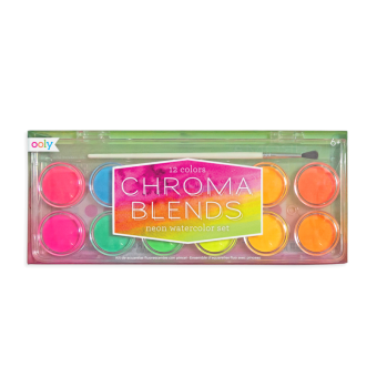 CHROMA BLENDS NEON WATERCOLOR SET OF 12