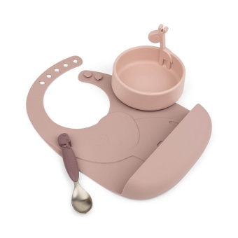 Peekaboo first meal set Deer friends Powder