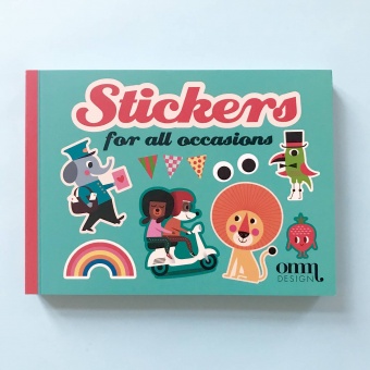 OMM Stickers for all occasion blå