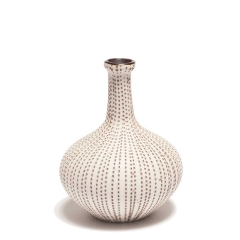 Lindform Vase Athen Brown Dots small